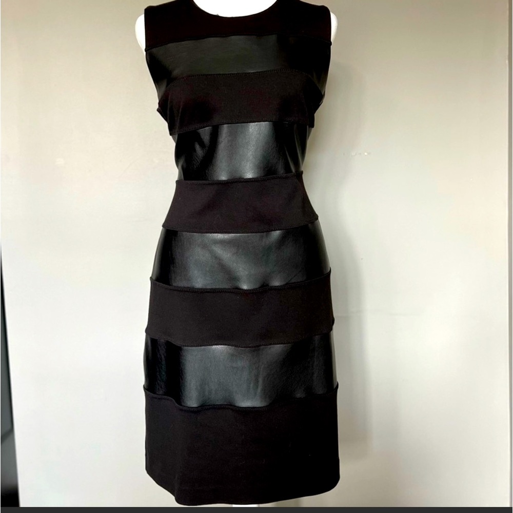 Black, fitted, Calvin Klein, dress, size 2